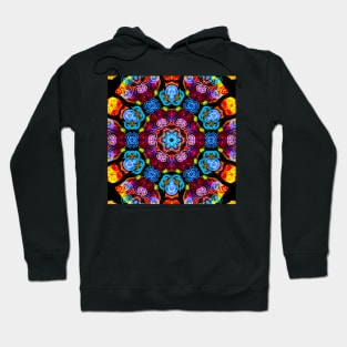 Blue magenta abstract Hoodie